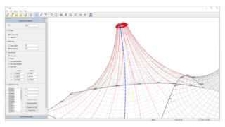 Cut line definition with geodesic lines or by plane intersection