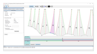 Graphical display of edge allowances and compensation