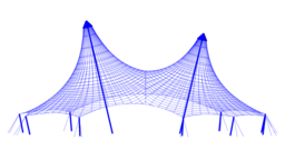 Easy.Form | Form finding for membrane- and cable net structures